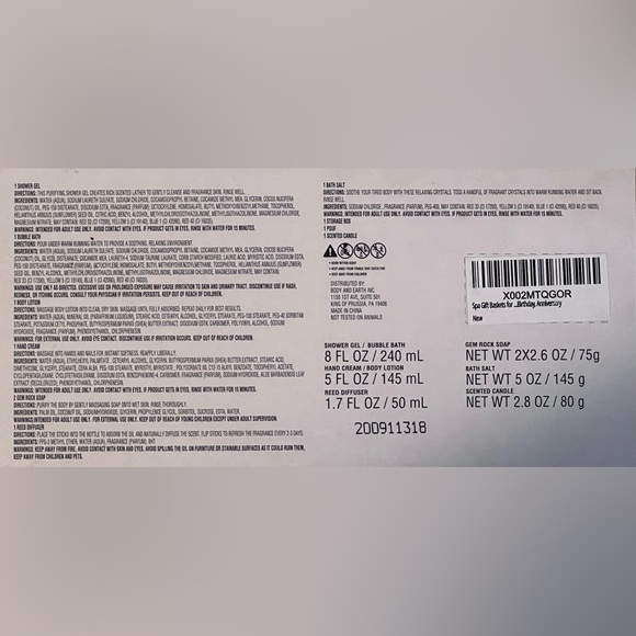 BFF BEAUTY Vanilla-Coconut 10 Pc Pampering Self Care Spa Gift Set w Storage Box. - Picture 4 of 6